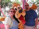 Sherree and Dan with Pluto