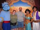 Genie, Sherree, Dan, Jasmine and Aladdin