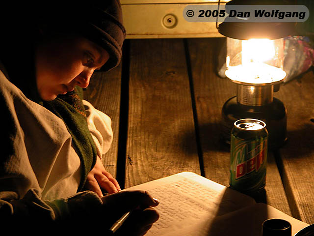 Journaling at Night