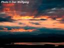 Sunset overlooking Lake Champlain