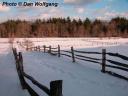 Winter fields at Old Sturbridge Village, MA